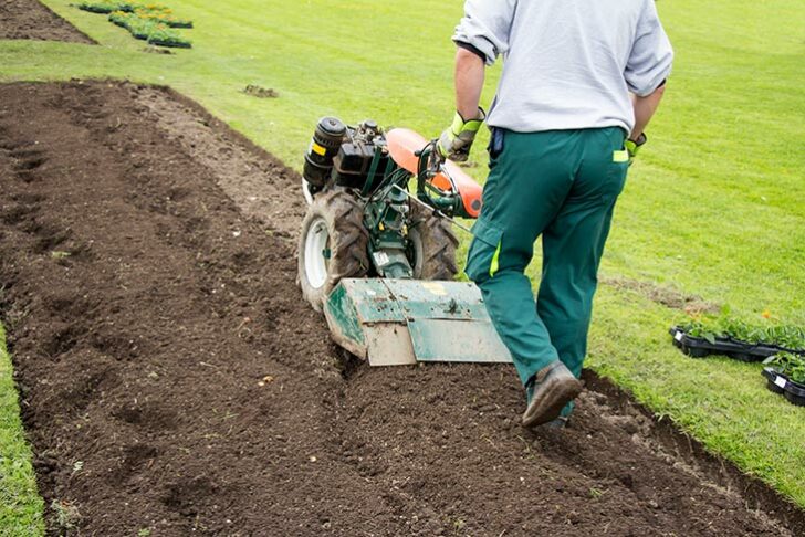 how to use a tiller to remove weeds