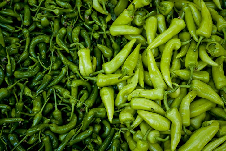 green banana peppers