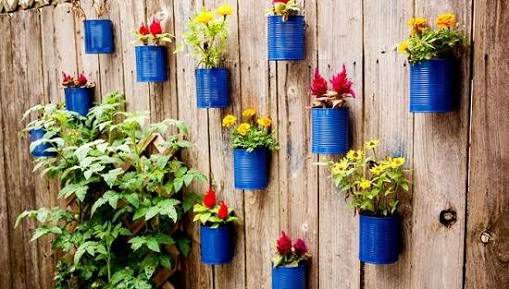 Tin can planters - Best Hanging Planter Ideas