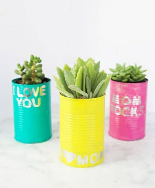 Tin can planters - Best Hanging Planter Ideas