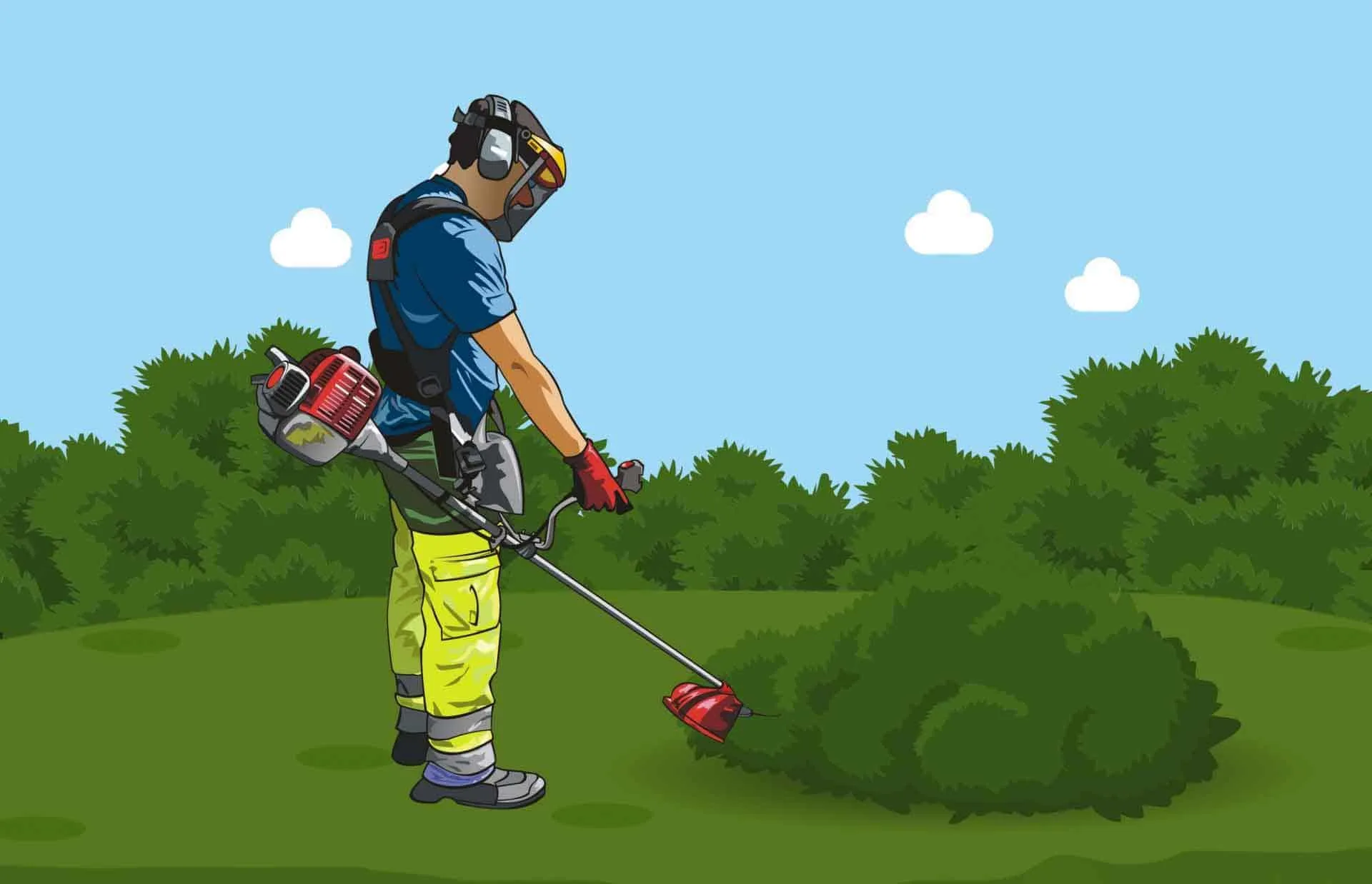 gardener-spraying-plant What Kills Grass and Weeds Permanently