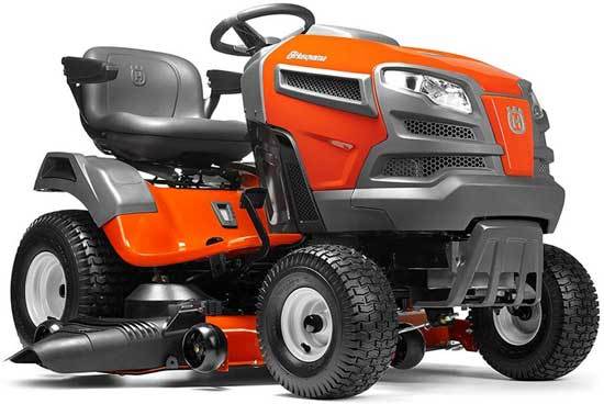 Husqvarna YTA24V48 24V Fast Continuously Variable Transmission Pedal Tractor Mower - Best Lawn Tractor For Snow Removal