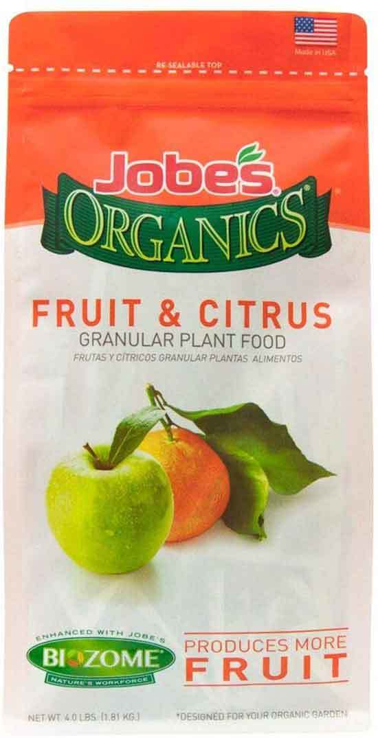 Jobe’s Organics Fruit and Citrus Fertilizer Spikes - Best Fertilizer for Citrus Trees