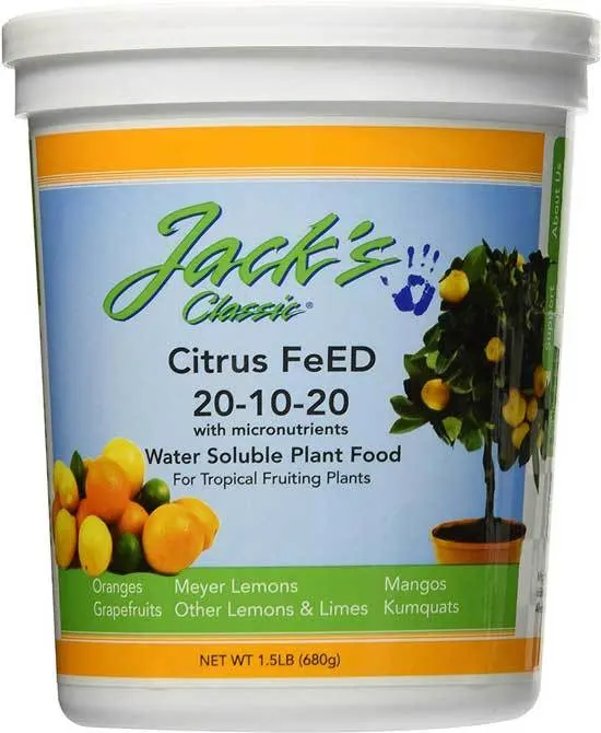 RJ Peters Inc. Classic Citrus Food Fertilizer - Best Fertilizer for Citrus Trees