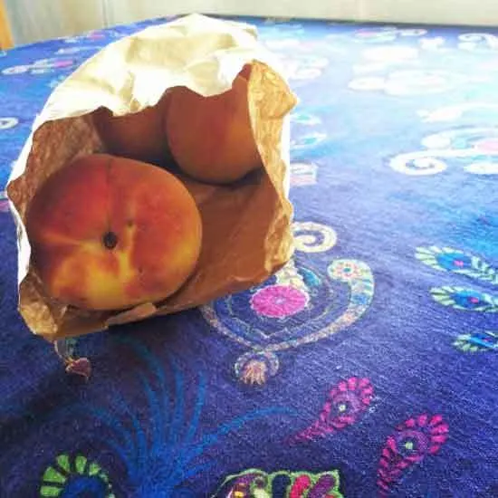 peaches paper bag peaches paper bag - How To Ripen Peaches Fast