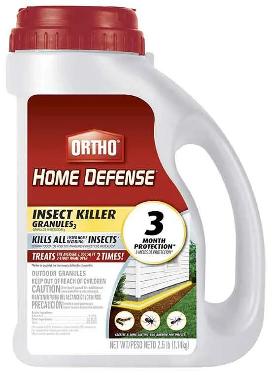 Ortho Home Defense Insect Killer Granules 3 2.5 lbs - Best Outdoor Ant Killers