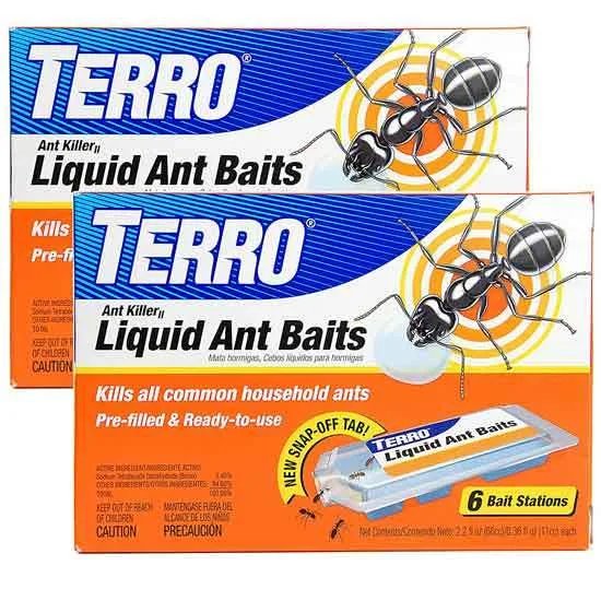 TERRO T300B 2 Pack Liquid Ant Baits - Best Outdoor Ant Killers