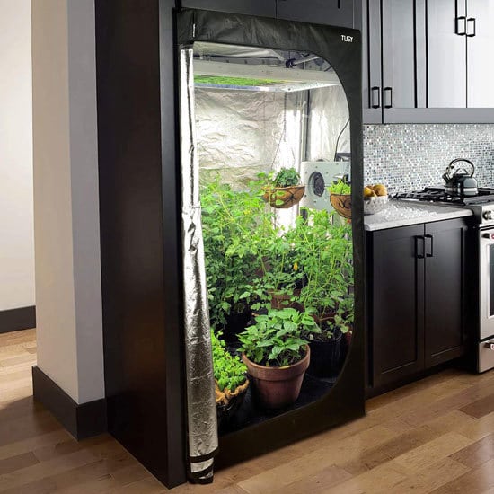Best Grow Tent Best At Keeping Light In TUSY 48 x 48 x 80 inch Mylar Hydroponic Grow Tent 2