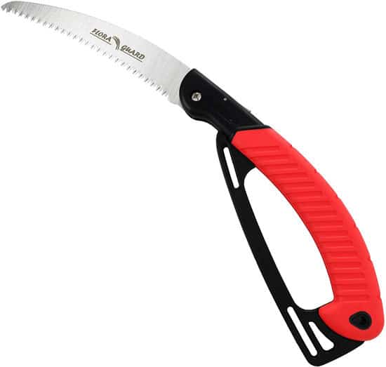 Flora Guard 9 Inch Folding Saw Best Hand Saw for Cutting Trees