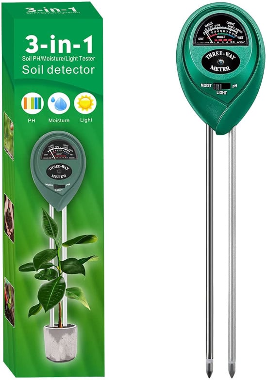 Alkey 3 in 1 Soil pH Indoor Outdoor Tester Best soil pH Tester Listing