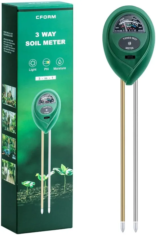 CFORM 3 in 1 Soil pH Tester Best soil pH Tester Listing