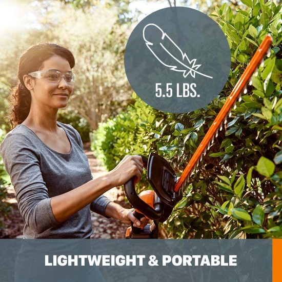 WORX WG261.9 20V Power Share Cordless Hedge Trimmer Best Electric Hedge Trimmer 2 WORX WG261.9 20V Power Share Cordless Hedge Trimmer Best Electric Hedge Trimmer 2