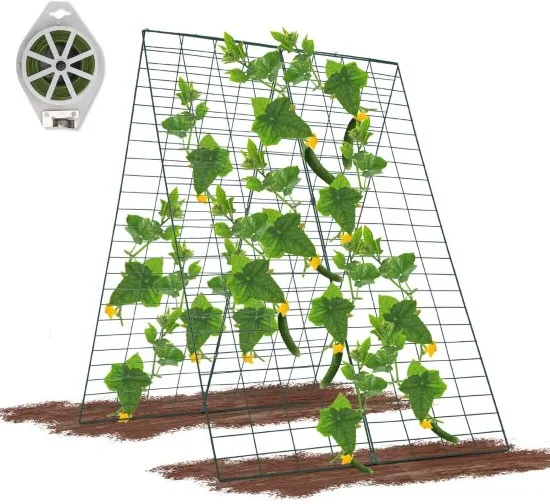 GROWNEER 34 x 48 Inches Foldable Cucumber Trellis