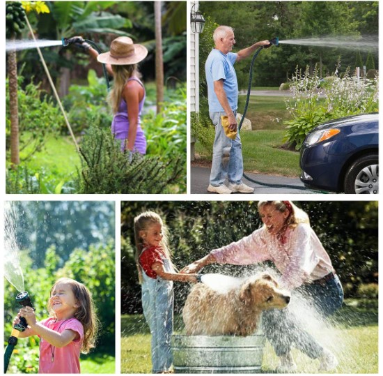 Gardguard 50ft Expandable Garden Hose Water Hose How Often To Water New Grass Seed