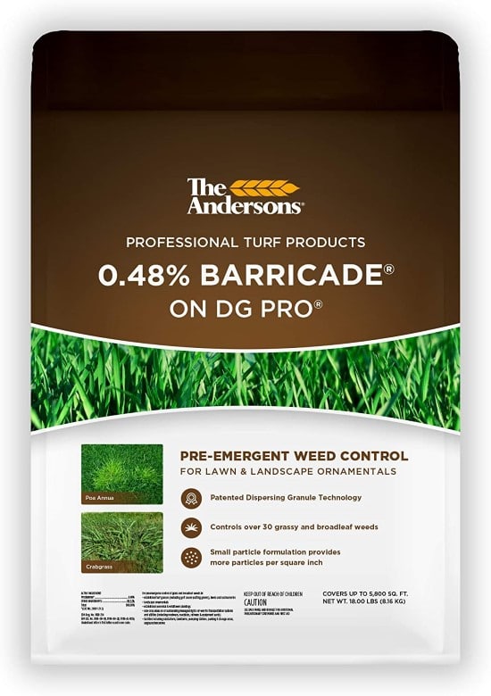 The Andersons Barricade Professional Grade Granular Pre Emergent Weed Control When To Mow New Sod