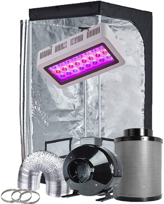 TopoGrow LED Grow Tent What Size Grow Tent For 2 Plants