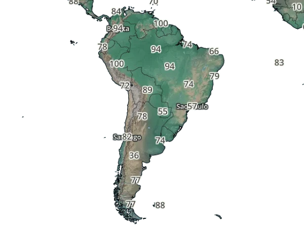 South America Humidity Map Peperomia Silver Ripple Vs Frost