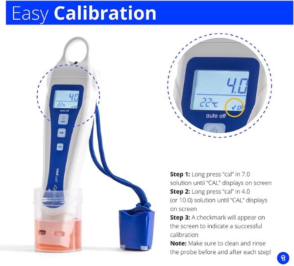 Bluelab PENPH Digital Meter pH for Hydroponic Best pH Meter for Hydroponics