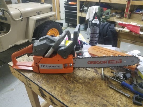 How To Unflood A Chainsaw 2