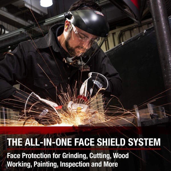 Lincoln Electric K3750 1 OMNIShield Professional Chainsaw Face Shield Helmet Best Chainsaw Helmet 2