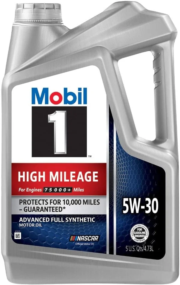 Mobil 120769 1 High Mileage 5W 30 Snowblower Oil Best Oil For Snowblower
