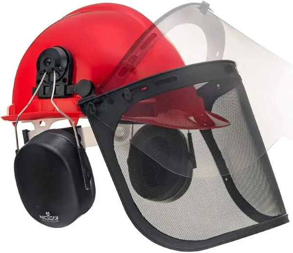 NoCry Industrial Forestry Safety 6 in 1 Chainsaw Helmet Best Chainsaw Helmet