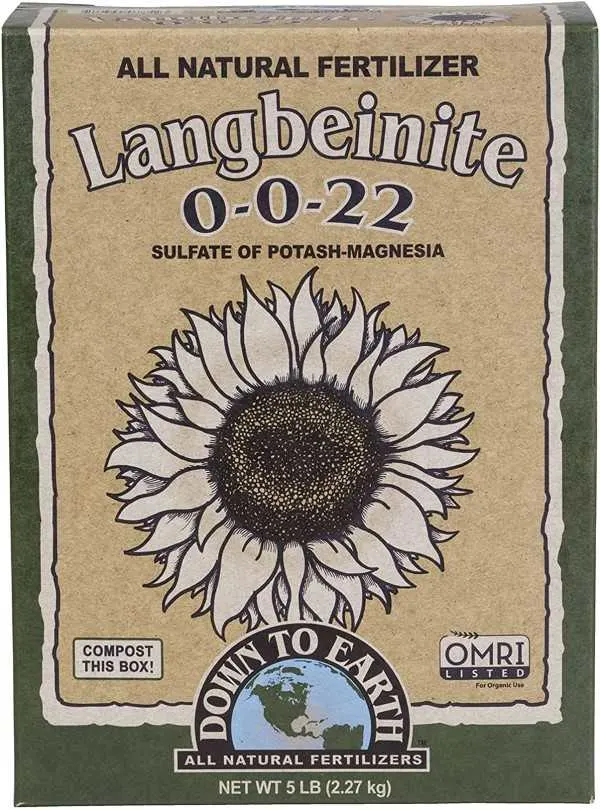 Down to Earth 0 0 22 5 lb Organic Langbeinite Fertilizer Best Down To Earth Fertilizer Reviews