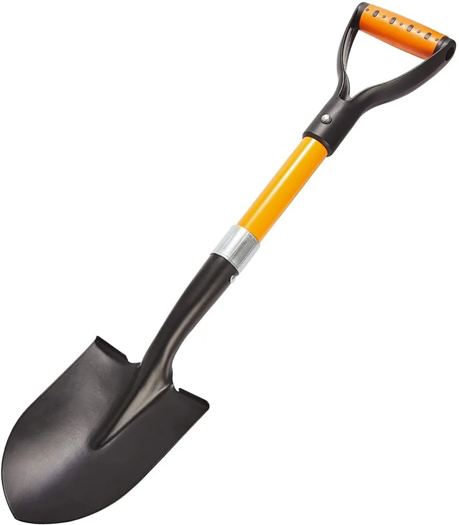 N C 28 inch Small Round D Handle Shovel for Digging in Clay Best Shovel For Digging In Clay