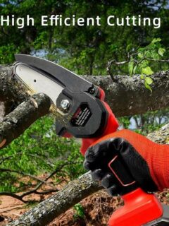 OYEAL Mini Cordless 4 Inch Portable Handheld Power Tool Best Power Tool To Cut Blackberry Bushes 2