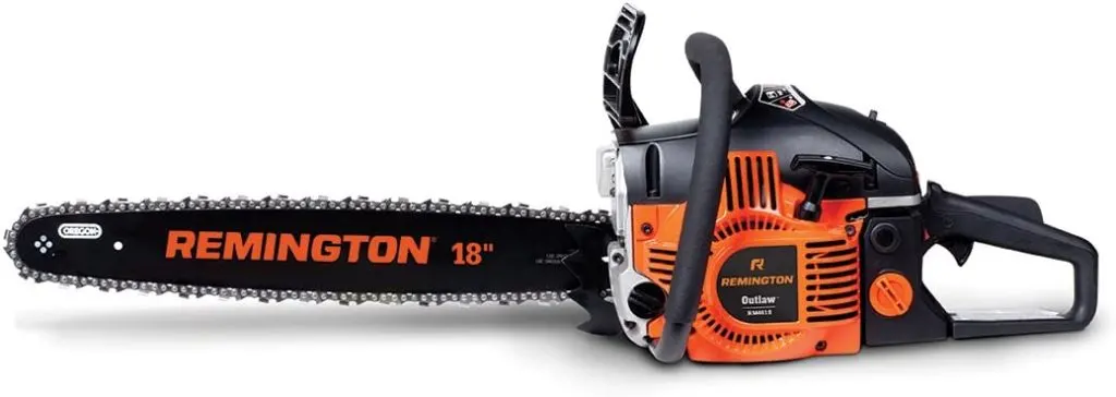 Remington 18 Inch 46cc RM4618 Outlaw 2 Cycle Gas Powered Chainsaw Best Chainsaw Under 300