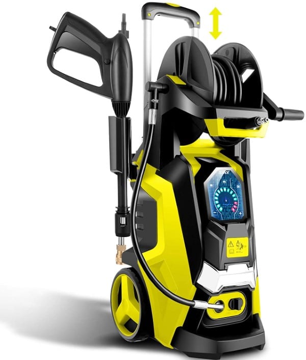 TEANDE 2.0 GPM 1800W Electric Pressure Washer Best Pressure Washer For Foam Cannon