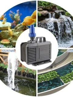 FREESEA Ultra Quiet Hydroponic Submersible 60W 925GPH Water Pump Best Hydroponic Water Pump 2