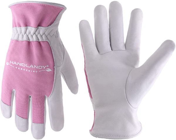 HLDD HANDLANDY Breathable Scratch Resistance Leather Gloves for Farm Work Best Gloves for Farm Work