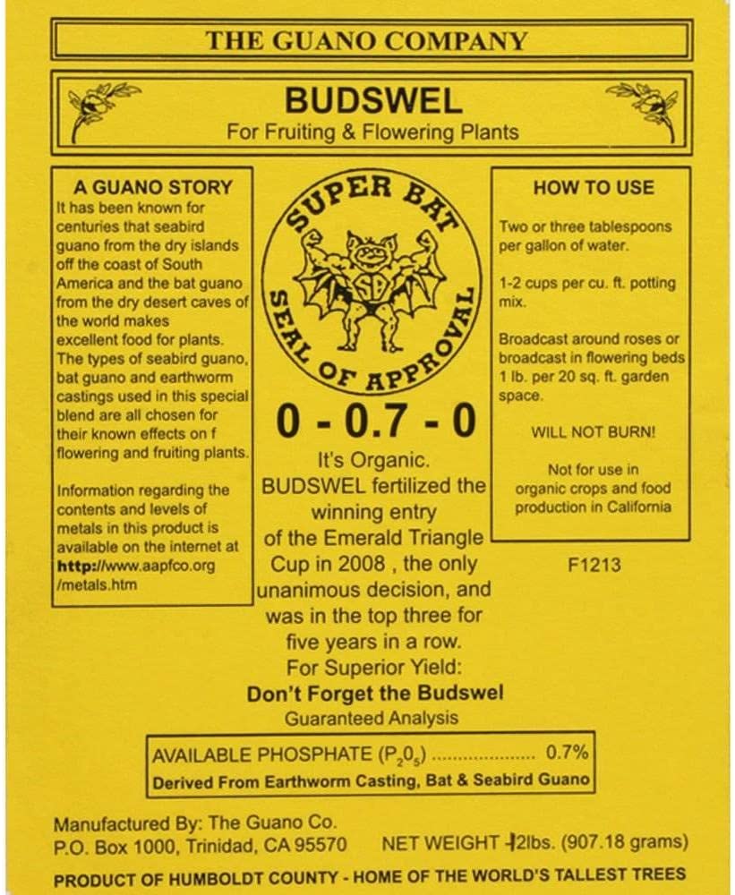 How to Use Budswel Bat Guano 2