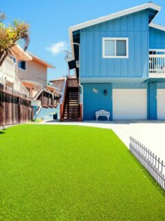 Artificial grass planted on a slope—how to install artificial grass on a slope