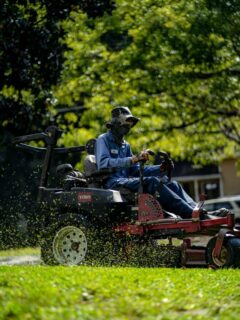 A person riding on lawn mower—why wont my zero turn mower move