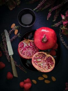 A pomegranate in autumn—why are pomegranates expensive