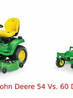 John Deere 54 Vs. 60 Deck