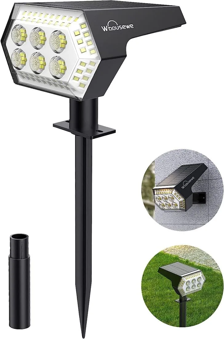 Whousewe Solar Landscape Spotlights - Best Solar Panel Garden Lights