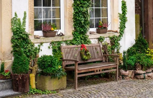 Bench Facade Garden