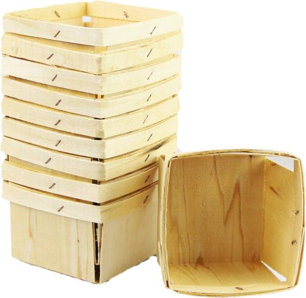 Berry Baskets Wooden 1 Quart