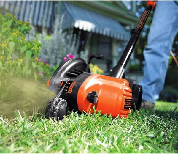 BLACK+DECKER 2-in-1 String Trimmer - Edger and Trencher Best Tool For Cutting Tall Grass