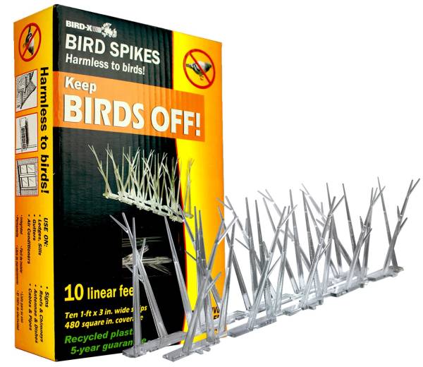 Bird X SP 10 NR 8005 Plastic Polycarbonate Bird Spikes