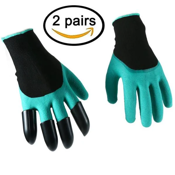 Gardening Gloves Fingertips Uniex Right Claws Quick Easy to Dig and Plant Safe for Rose Pruning Digging and Planting