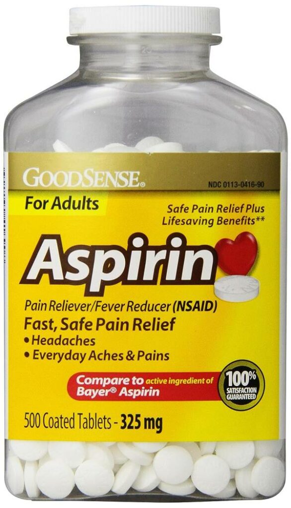 GoodSense Aspirin Pain Reliever Fever Reducer NSAID