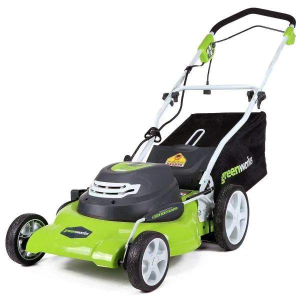 Greenworks 12 Amp 20 Inch 3 in 1Electric Corded Lawn Mower - Electric Lawn Mower Reviews
