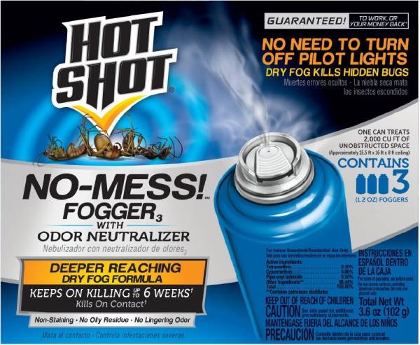 Hot Shot No Mess Fogger With Odor Neutralizer - Best Flea Fogger