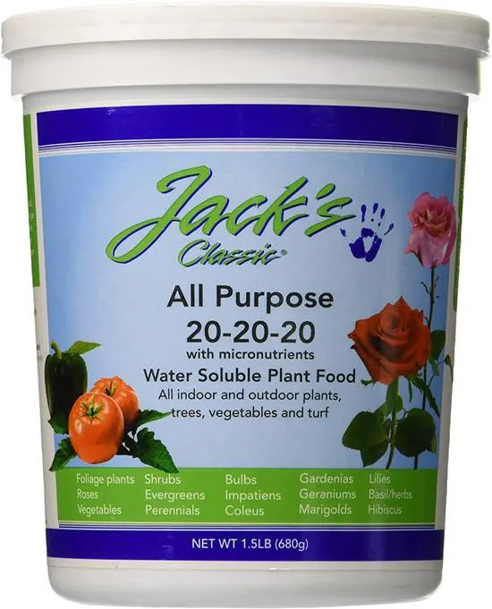 How do plants eat J R Peters All Purpose Fertilizer 52024 Jacks Classic No 1.5 20 20 20