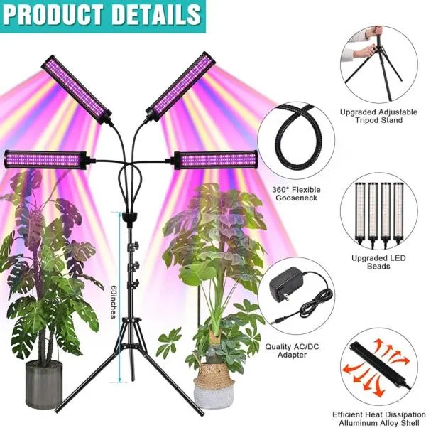 Lxyougs Upgraded Grow Lights for Indoor Plants best heat lamps for plants