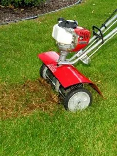 Mantis 5222 Power Tiller Dethatcher How To Use A Tiller To Remove Grass